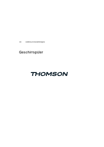 Bedienungsanleitung Thomson GST1346XI Geschirrspüler