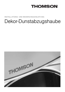 Bedienungsanleitung Thomson DGT9370XI Dunstabzugshaube