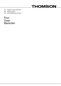 Bedienungsanleitung Thomson BOT61MXD Backofen