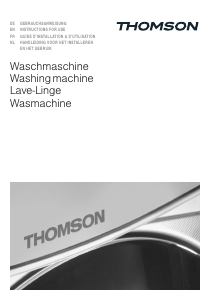 Bedienungsanleitung Thomson WTT 5511 I Waschmaschine