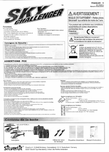 Mode d’emploi Silverlit Sky Challenger Hélicoptère radiocommandée