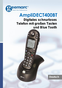 Bedienungsanleitung Geemarc AmpliDECT 400BT Schnurlose telefon