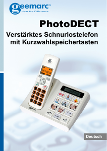 Bedienungsanleitung Geemarc PhotoDECT Schnurlose telefon