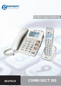 Bedienungsanleitung Geemarc CombiDECT 295 Telefon