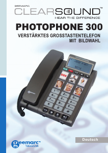 Bedienungsanleitung Geemarc PhotoPhone 300 Telefon