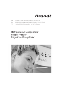 Manual Brandt C3010 Fridge-Freezer