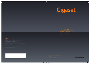 Mode d’emploi Siemens Gigaset SL400H Téléphone sans fil