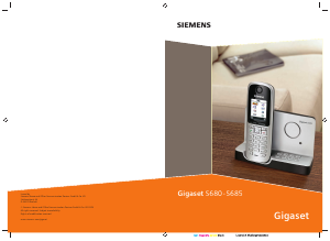 Mode d’emploi Siemens Gigaset S680 Téléphone sans fil