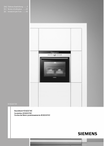 Mode d’emploi Siemens HC422210C Cuisinière