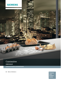 Mode d’emploi Siemens HR85D263F Cuisinière