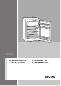 Manual Siemens KT14LV21FF Refrigerator