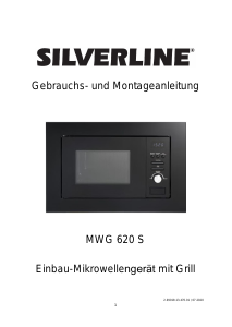 Bedienungsanleitung Silverline MWG 620 S Mikrowelle