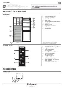 Instrukcja Hotpoint-Ariston HA70BE 31 X Lodówko-zamrażarka