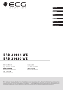 Priručnik ECG ERD 21430 WE Frižider – zamrzivač