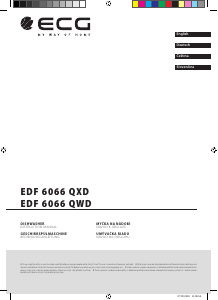 Manual ECG EDF 6066 QWD Dishwasher