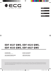 Manual ECG EDF 6027 QWE Dishwasher