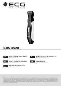 Manuál ECG GRS 4520 Zastřihovač vousů