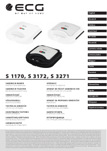 Manual ECG S 3172 Contact Grill