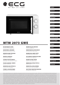 Priručnik ECG MTM 2073 GWE Mikrovalna pećnica