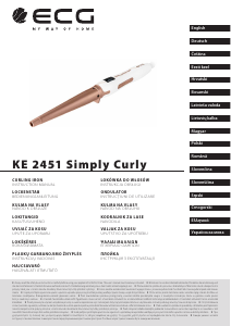 Εγχειρίδιο ECG KE 2451 Simply Curly Στυλιστικό μαλλιών