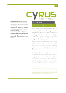 Bedienungsanleitung Cyrus CM6 Handy