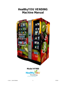 Manual HealthyYOU HY900 Vending Machine