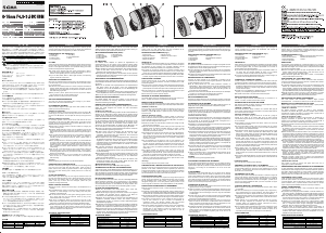 Manual de uso Sigma 8-16MM F4.5-5.6 DC HSM Objetivo