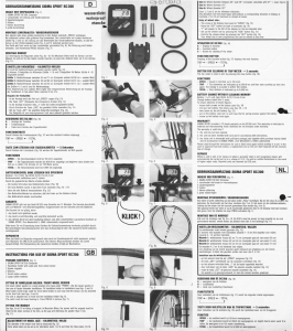 Manuale Sigma BC 300 Ciclocomputer