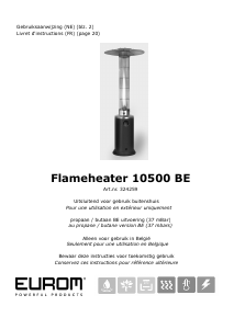 Handleiding Eurom Flameheater 10500 Terrasverwarmer