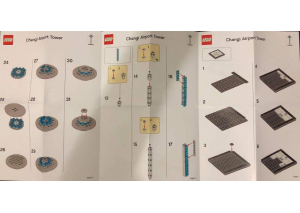 Manual Lego set 6286884 Architecture Changhi airport tower