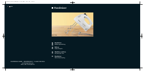 Handleiding SilverCrest KH 1136 Handmixer