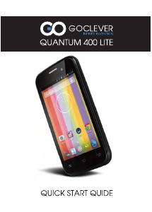 Instrukcja GOCLEVER Quantum 400 Lite Telefon komórkowy