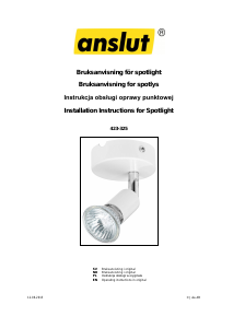 Manual Anslut 423-325 Lamp