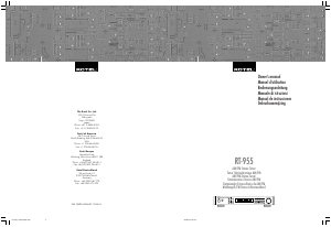 Manual de uso Rotel RT-955 Sintonizador