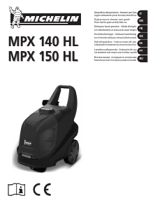 Manual de uso Michelin MPX 150 HL Limpiadora de alta presión