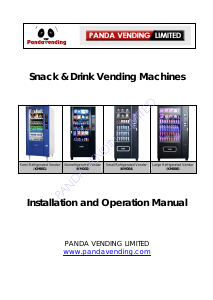 Handleiding Panda Vending KM002 Verkoopautomaat