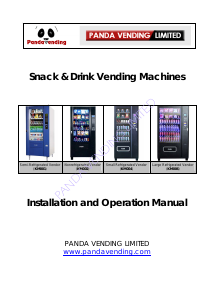 Handleiding Panda Vending KM001 Verkoopautomaat
