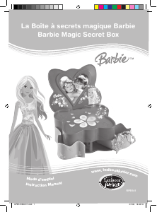 Manual de uso Lexibook RPB141 Barbie magic secret box