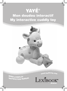 Bedienungsanleitung Lexibook MFB300 Yayé interactive cuddly toy