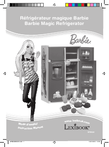 Bedienungsanleitung Lexibook RPB545 Barbie magic refrigerator