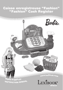 Manual de uso Lexibook RPB550 Barbie fashion cash register