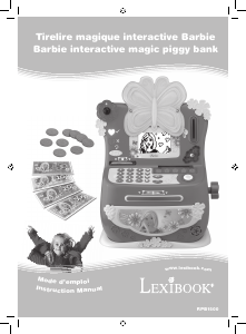 Manual de uso Lexibook RPB1500 Interactive magic piggy bank