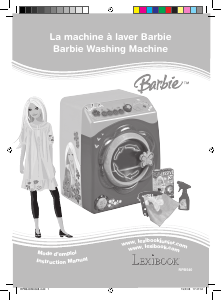 Manual Lexibook RPB540 Barbie washing machine