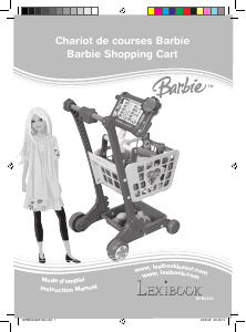 Manual de uso Lexibook RPB2000 Barbie shopping cart