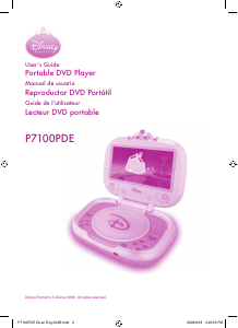 Manual Lexibook P7100PDE DVD Player