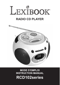 Manuale Lexibook RCD102 Stereo set