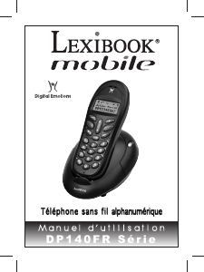 Mode d’emploi Lexibook DP141FR Téléphone sans fil