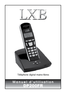 Mode d’emploi Lexibook DP200FR Téléphone sans fil