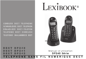 Mode d’emploi Lexibook DP242 Téléphone sans fil