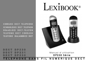 Mode d’emploi Lexibook DP231 Téléphone sans fil